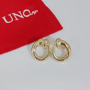 UNO de 50 Earring Round O-Shaped Earrings Gold-plated Earrings Women Jewelry